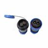 HangTon TY28 Solder-Free Aviation Waterproof 2 Pin Bulkhead Connector Male Female Cable Plug Socket Screw-Crimp for Power Device 45Amp, in-line Mount Quick-Disconnect view 2