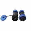 HangTon TY28 Solder-Free Aviation Waterproof 2 Pin Bulkhead Connector Male Female Cable Plug Socket Screw-Crimp for Power Device 45Amp, in-line Mount Quick-Disconnect view 3