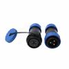 HangTon TY28 3 Pin Solder-Free Aviation Waterproof 45A Connector Male Female Cable Plug Socket Quick-Disconnect Screw-Crimp in-line Mount for Truck Camp Van Power Device view 3