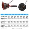 HangTon TY28 3 Pin Solder-Free Aviation Waterproof 45A Connector Male Female Cable Plug Socket Quick-Disconnect Screw-Crimp in-line Mount for Truck Camp Van Power Device view 4
