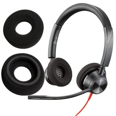 V-MOTA Ear Pads Compatible with Plantronics Blackwire 3310/3320 / 3315/3325 UC / BW3315 / BW3325-M / C3315 / C3325, Headset,Replacement Cushions Replace Part (1 Pair) (Foam Black)
