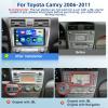 2+32G Android 13 Car Stereo for Toyota Camry 2006 2007 2008 2009 2010 2011, 9 Inch HD Touchscreen Radio, Wireless CarPlay Android Auto GPS WiFi Bluetooth FM/RDS SWC Dual USB HD Backup Camera view 2
