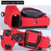 Camera Soft Silicone Case Bag Red Armor Skin Body Cover Protector for Nikon Z50 mirrorless Camera, Red, camera case view 3