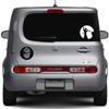 Ukrainian Kozak Design #3 Vinyl Decal Sticker Car Window Wall Laptop Glory to Ukraine Warier Glory to Ukraine (7" x 7", Gold) view 3