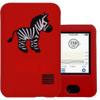 Dexcom G6 Receiver CGM Silicone Case Cute Pet (RED/ZEBRABKWH) view 1