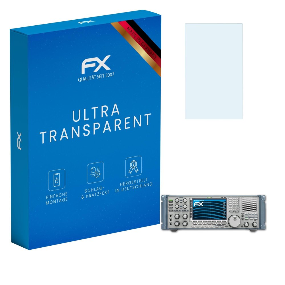 atFoliX Screen Protection Film compatible with Icom IC-R9500 Screen Protector, ultra-clear FX Protective Film (3X)