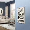 Mid Century Retro Soap and Water Black and White Laundry Room Switch Plate Cover view 2
