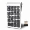 Zunate RF304 22 Keys Numeric Keypad, USB Plug and Play Mini Keyboard with Receiver, Ergonomic Numeric Keypad for Android/Windows/OS(Silver Black) view 1