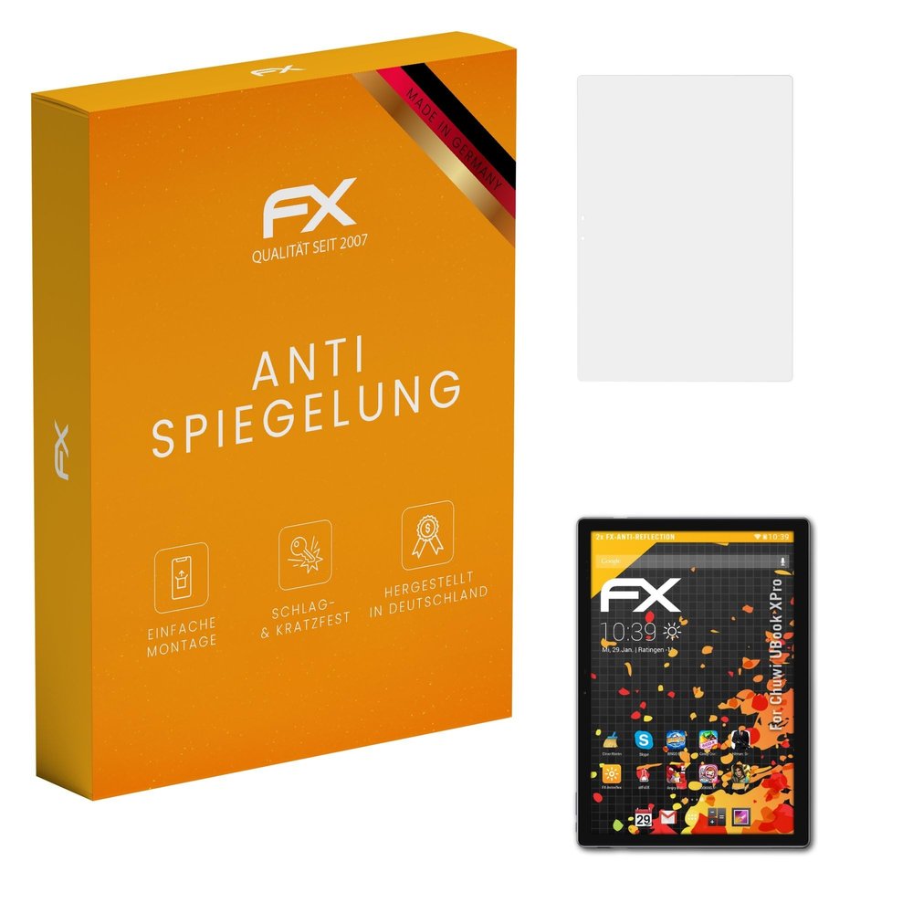 atFoliX Screen Protector compatible with Chuwi UBook XPro Screen Protection Film, anti-reflective and shock-absorbing FX Protector Film (2X)