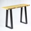 RUSTY DESIGN Console Table Legs, Trapezoid Shape, 1 Pair view 3