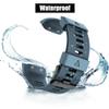 Silicone Watchband Replacement Compatible for Garmin Forerunner 35/ Forerunner 30 Running Watch (Blue Grey) view 4