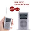 Small Portable Radio, Mini Portable FM/AM World Receiver Built in Speaker, 60 Station Preset, Support Stores Stations Automatically view 2