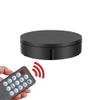 HKUKUUU 22cm Remote Control Electric Turntable 360 Degree Rotating Base Photography Equipment Product Display Stand,Black view 4