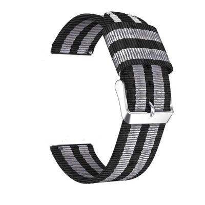 22mm Nylon Canvas Strap For Garmin Venu 2/Active/Vivoactive 4 Smart Watch Band Replacement Correa Watchband Vivoactive4 Bracelet (Color : 17, Size : For Garmin Active)