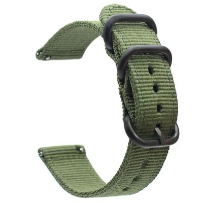 22mm Nylon Canvas Strap For Garmin Venu 2/Active/Vivoactive 4 Smart Watch Band Replacement Correa Watchband Vivoactive4 Bracelet (Color : Black Gray, Size : 22mm For VENU 2)