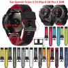 CZKE 26 22MM Silicone Quick Release Watchbands Straps for Garmin Fenix 6X 6 Pro Smart Watch Easyfit Wrist Band 5 5X Plus 3HR Bracelet (Color : Colour F, Size : 26mm Fenix 3 3HR) view 2
