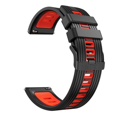 CZKE Silicone Strap Bands for TicWatch Pro 3/3 GPS LTE Smart Watchband 22MM Bracelet Wrist Straps for TicWatch Pro 2020 S2 E2 Correa (Color : Style D, Size : Ticwatch Pro 2020)