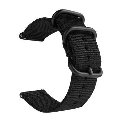 22mm Nylon Canvas Strap for Garmin Venu 2/Active/Vivoactive 4 Smart Watch Band Replacement Correa Watchband Vivoactive4 Bracelet (Color : Silver Yellow, Size : for Forerunner 745)