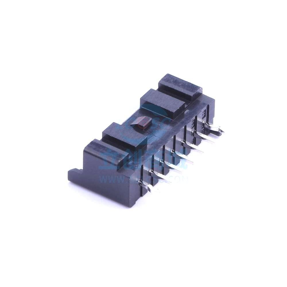 10 Pcs PA Series Socket 1 * 7P2mm Black Wire-to-Board Connector Insert, P=2mm PA Connector Male Pin 0.079" 2.00mm Copper Alloy B07B-PAKK-1(LF)(SN)