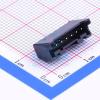 10 Pcs PA Series Socket 1 * 7P2mm Black Wire-to-Board Connector Insert, P=2mm PA Connector Male Pin 0.079" 2.00mm Copper Alloy B07B-PAKK-1(LF)(SN) view 2