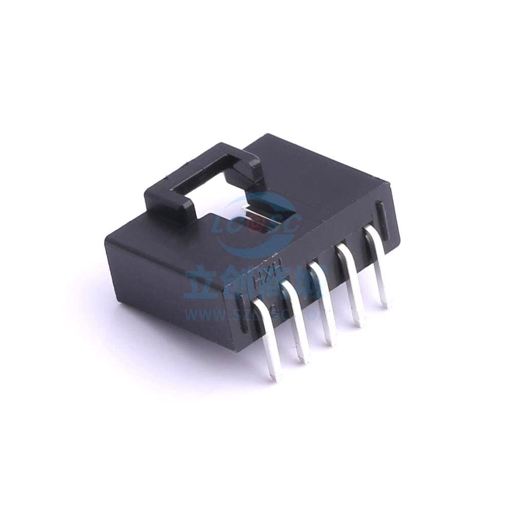 10 Pcs Dupont Buckle SLMODULAR Horizontal Socket Black Wire-to-Board Connector P=2.54mm - HX25418-5WA