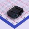 10 Pcs Dupont Buckle SLMODULAR Horizontal Socket Black Wire-to-Board Connector P=2.54mm - HX25418-5WA view 2