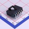 10 Pcs Dupont Buckle SLMODULAR Horizontal Socket Black Wire-to-Board Connector P=2.54mm - HX25418-5WA view 3
