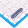 10 Pcs 1mmP Count: 20 Non-Locking Double-Sided Contacts/up and Down FFC/FPC Connector Inserts, P=1mm (Staggered pins) 1mm AFA10-S20HCC-00 view 2
