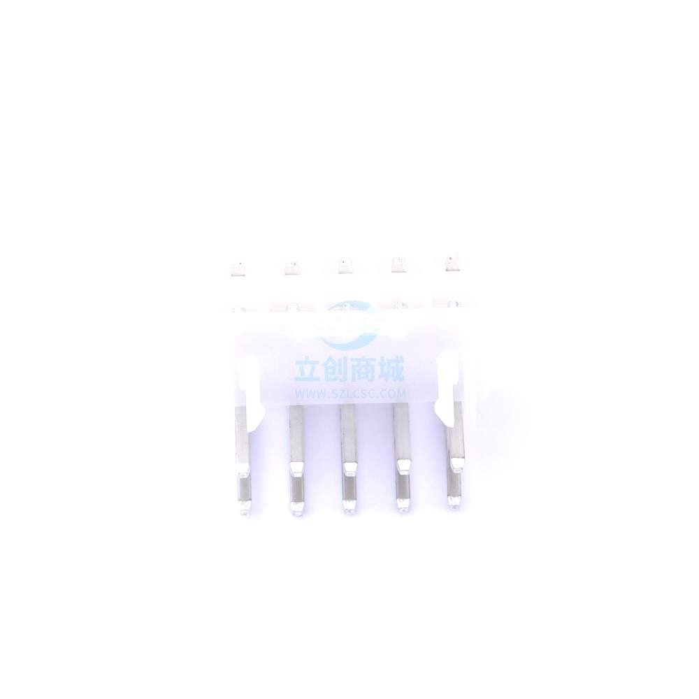 (1 Pcs) 4.20mm Wire-to-Board Connector (MX5557) Header, Double Row, 90 Degree, Positioning Bell Mouth, V0 Material, 2x05P Wire-to-Board Connector Plug-in - X9357WR-2x05B- N0SN