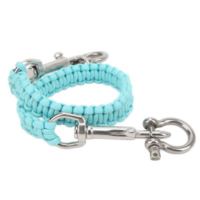 Underwater Camera Housing Rope, Strong Wearproof Underwater Camera Carry Lanyard Noctilucence for Underwater Photography(Luminous Blue)