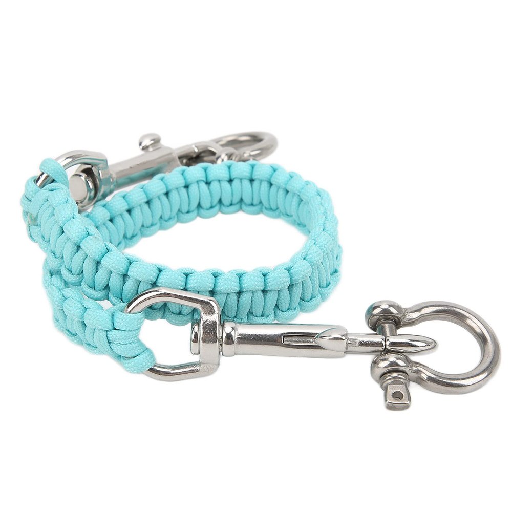Underwater Camera Housing Rope, Strong Wearproof Underwater Camera Carry Lanyard Noctilucence for Underwater Photography(Luminous Blue)
