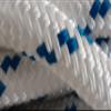 1/2 x 100 ft. Double Braid-Yacht Braid Polyester Rope Hank. White/Blue view 1