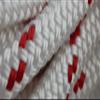 1/2 x 200 ft. Double Braid-Yacht Braid Polyester Rope Hank. White/Red view 3