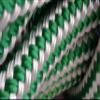 1/2 x 100 ft. Double Braid-Yacht Braid Polyester Rope Hank. Green/White view 4