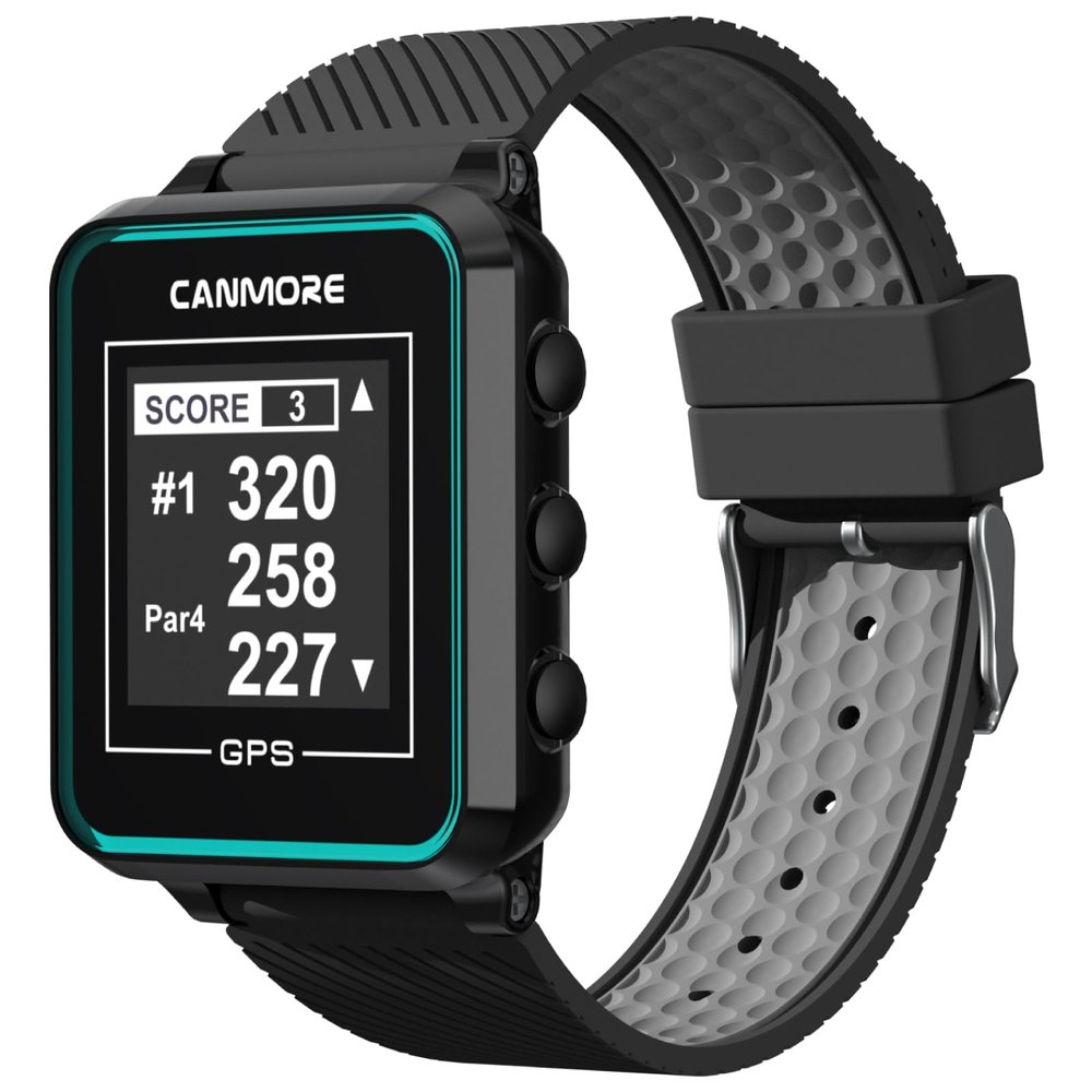 CANMORE TW356 Golf GPS Wearable Device, Men and Women, Black