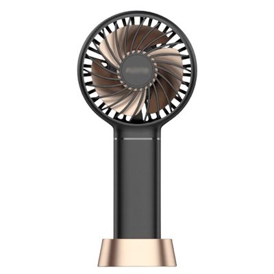WMYDNX Mini Fan Mini Fan,Handheld/Desk/Neck Fan(3 in 1),USB Small Fan,3 Speed Adjustable,Portable Cooling Fan for Home,Outdoor,School Cool (Color : Black, Size : Without Lanyard)