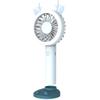 WMYDNX Mini Fan Portable Fan,Handheld Desk Fan,Mini Fan with Night Light,3 Speed & USB Cooling Fan,Small FanHome Office School Outdoor Cool (Color : Light Blue, Fully Charged Usage time : 3-5 Hours) view 1