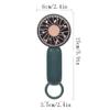WMYDNX Mini Fan Portable Mini Fan,Handheld Fan with Hang Buckle,3 Speed Adjustable,USB Cooling Fan,Small Fan, Outdoor Activity Office Cool (Color : Green) view 2