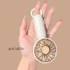 WMYDNX Mini Fan Portable Mini Fan,Handheld Fan with Hang Buckle,3 Speed Adjustable,USB Cooling Fan,Small Fan, Outdoor Activity Office Cool (Color : Green) view 3
