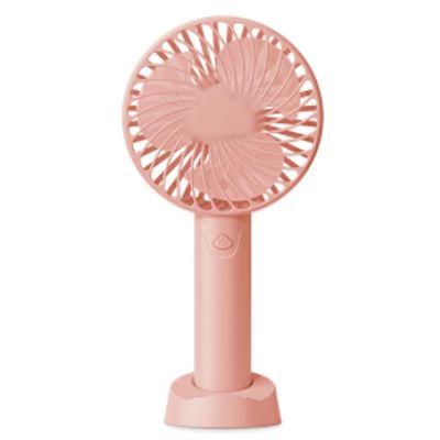WMYDNX Mini Fan 3 Speeds Mini Desk Fan,USB Handheld Fan,Portable USB Fan Quiet for Home,Office,Travel,Outdoor,Bedroom Fan,Small Fan Cool (Color : Pink, Size : 2600mAh)