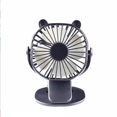 WMYDNX Mini Fan USB Powered Clip on Fan,6 Inch Portable Fan,3 Speeds Adjustable,Small Fan with Sturdy Clamp,Quiet Personal Desk/Clip Fan Cool (Color : Black)