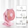 WMYDNX Mini Fan USB Powered Clip on Fan,6 Inch Portable Fan,3 Speeds Adjustable,Small Fan with Sturdy Clamp,Quiet Personal Desk/Clip Fan Cool (Color : Black) view 3