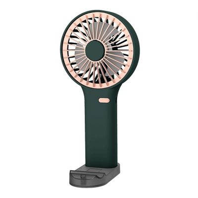 WMYDNX Mini Fan Handheld Fan,Mini Portable Hand Fan,Small Personal USB Desk Fan,3 Speed for Outdoor,Bedroom,Office,Home,Classroom -Green Cool (Color : Green)
