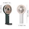 WMYDNX Mini Fan Handheld Fan,Mini Portable Hand Fan,Small Personal USB Desk Fan,3 Speed for Outdoor,Bedroom,Office,Home,Classroom -Green Cool (Color : Green) view 2