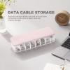 Zerodeko Multi-Grid Cable Storage Box Cord Organizer for Easy to Clean Charging view 3