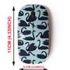2.4G Wireless Mouse with Cute Pattern Design for All Laptops and Desktops with Nano Receiver - Black Swans view 2