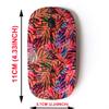 2.4G Wireless Mouse with Cute Pattern Design for All Laptops and Desktops with Nano Receiver - Bright Vivid Tropical view 2