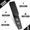 Lanties 8 Pcs Holster Belt Clips Knife Belt Clip Kydex Holster Hardware Adjustable Molle Adapter with Screws for Outdoor(Plastic,4.13 x 0.24 Inch) view 2