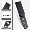 Lanties 8 Pcs Holster Belt Clips Knife Belt Clip Kydex Holster Hardware Adjustable Molle Adapter with Screws for Outdoor(Plastic,4.13 x 0.24 Inch) view 4