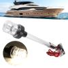 Navigation Lights 12in Led Navigation Light, 316 Stainless Steel Base + Aluminum Pole + Pc Lens Navigation Light Suitable view 3